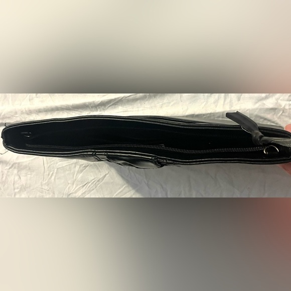 Almondo Originals Faux(?) Leather Black Clutch Bag - Picture 15 of 15